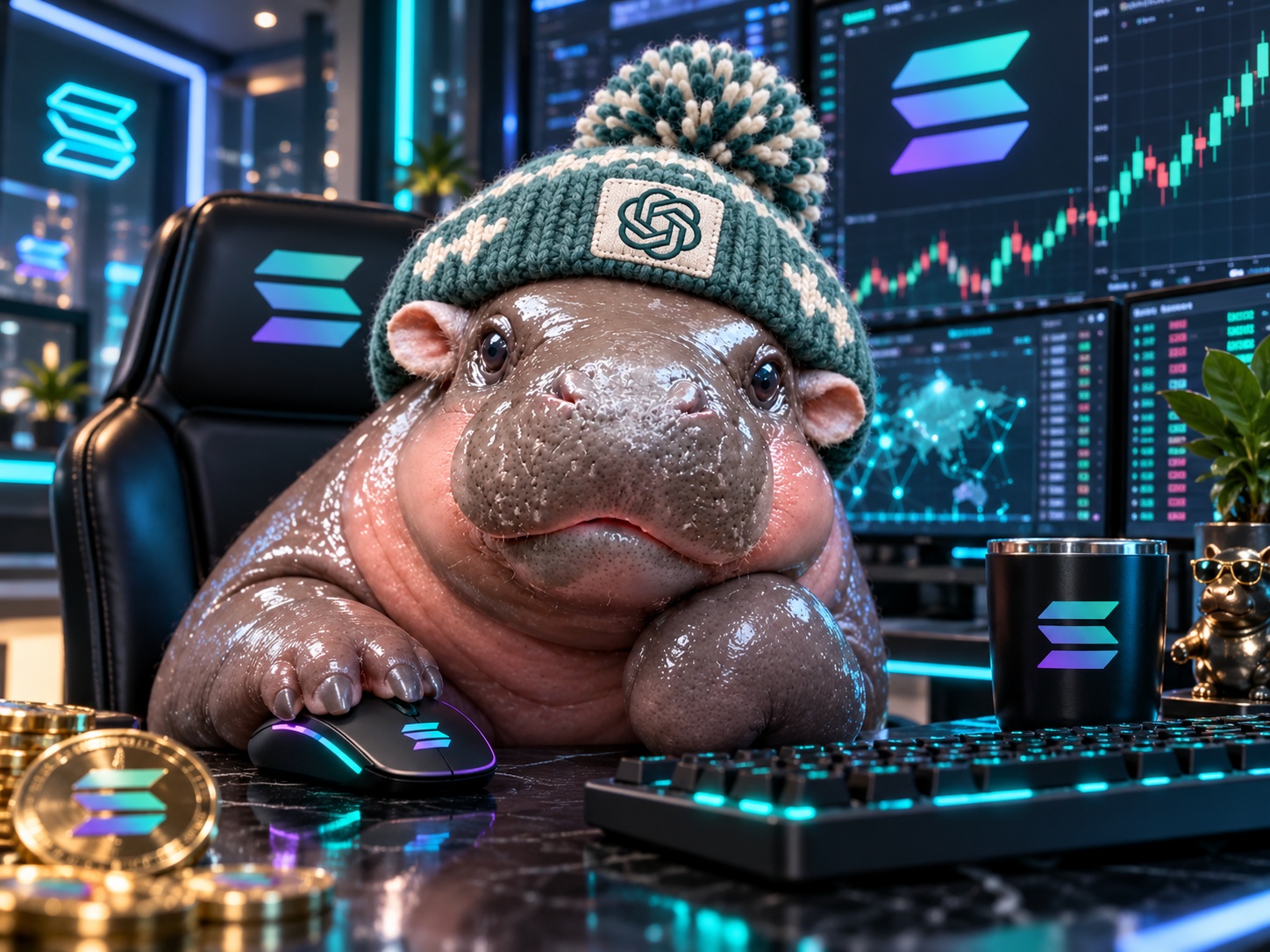 Moo Deng GPT trading bunker